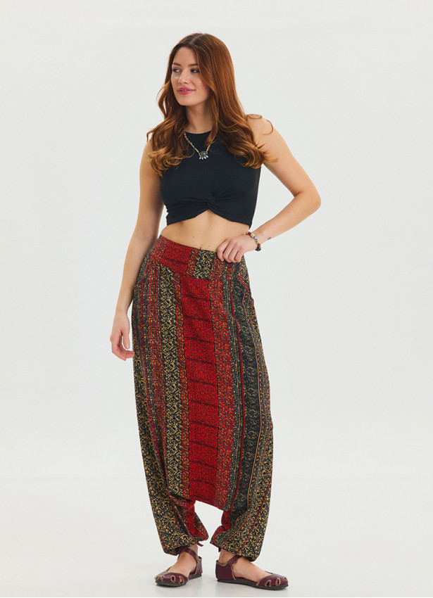Tile Authentic Shalwar with Pocket Detail and Tied Leg 4475